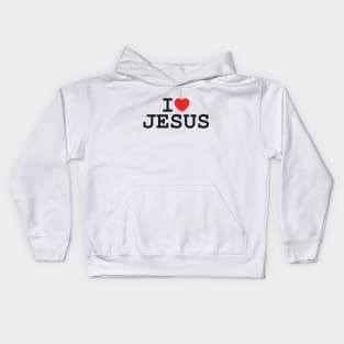 I heart JESUS Kids Hoodie